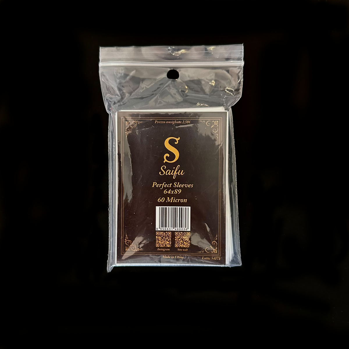 Perfect Sleeves Saifu – 6,4 x 8,9 cm, spessore 60 micron B2B