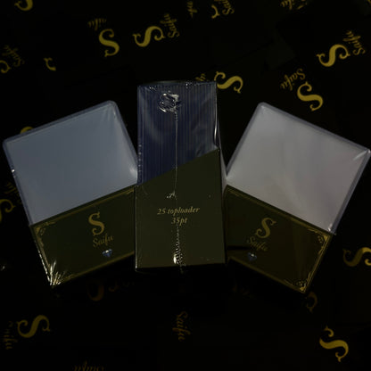 Toploader Saifu  Standard 3" x 4" con Custodia – Ultra Trasparente Diamond Edition